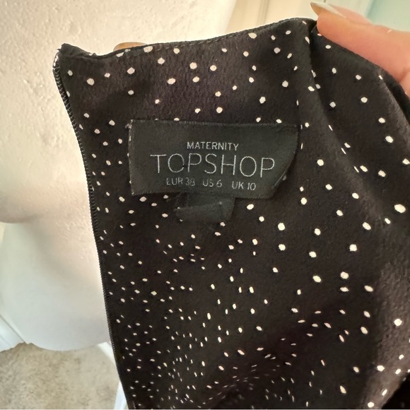 Topshop Maternity Polka Dot Dress - Picture 6 of 6